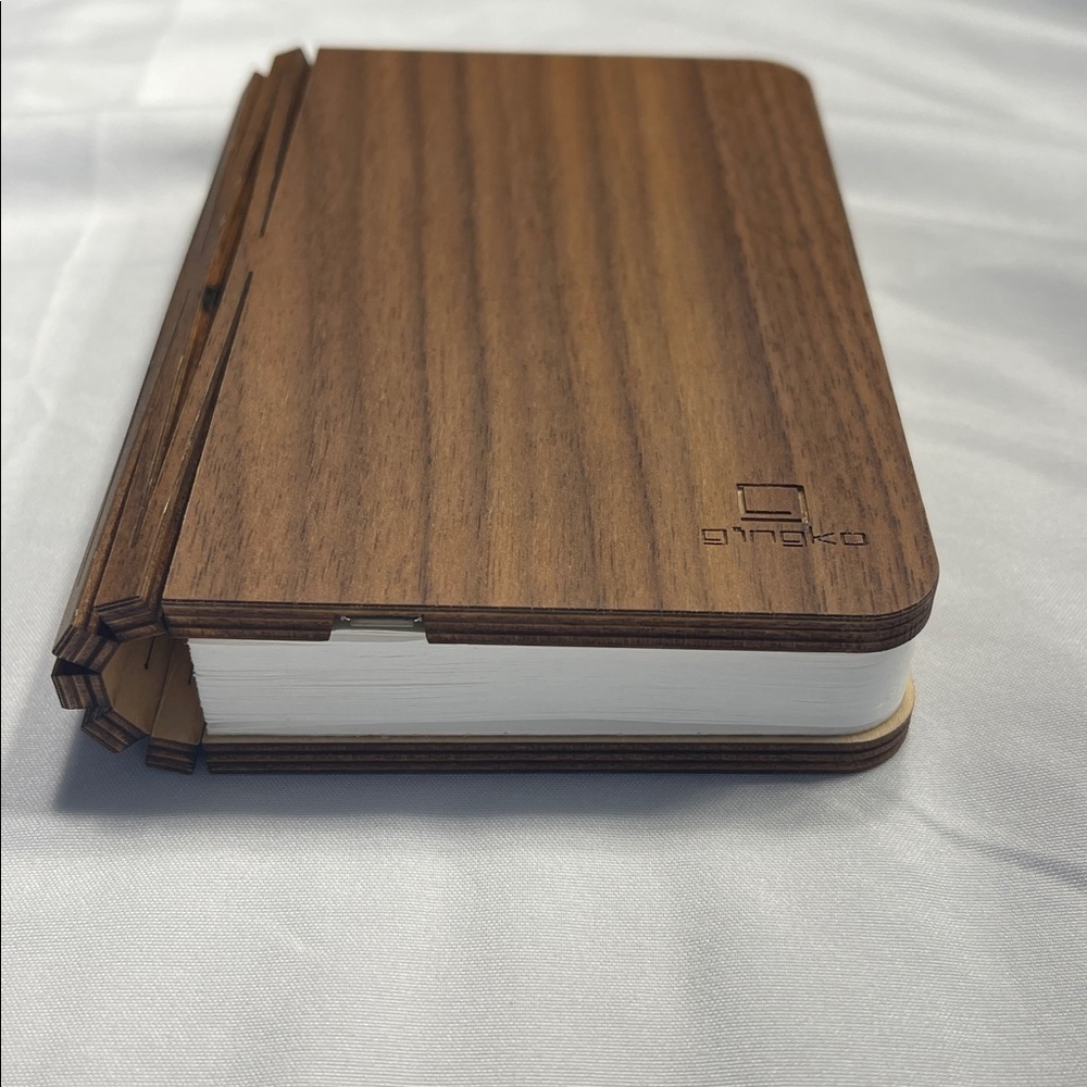 GINKO Mini Smart Book Light - Walnut - Picture 4 of 7